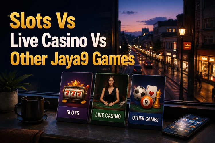 Slots Vs Live Casino Vs Other Jaya9 Games